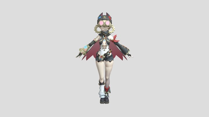 Genshin impact: Jahoda (self-editing) 3D Model