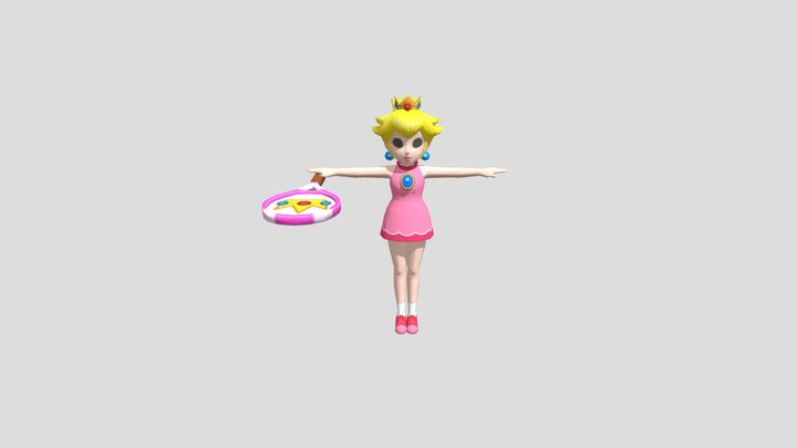 Princess Peach - Free Daz 3D Models