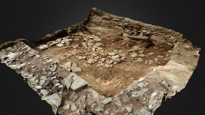 Tintagel Castle - Archaeology Dig - 2017 3D Model