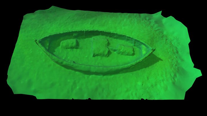 Calumet Island Life Boat 3D Model