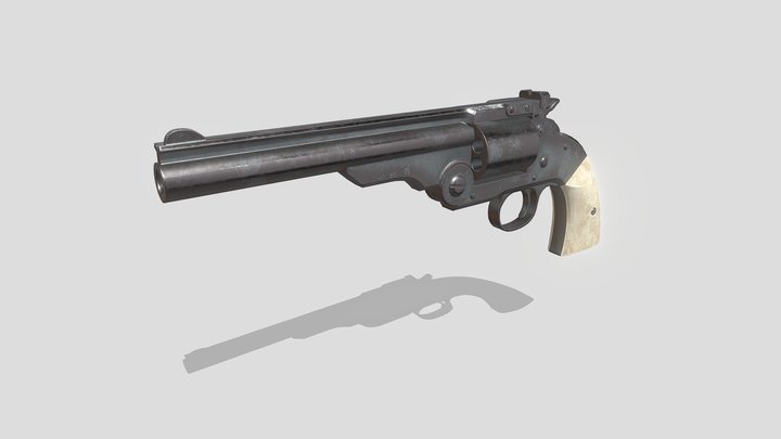 Revolver Schofield-style (custom) – Modelo 3D gratuito STL