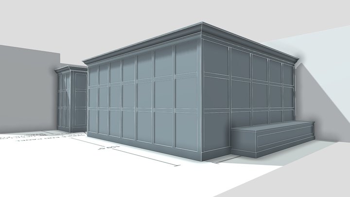 Locker Cladding 3D Model