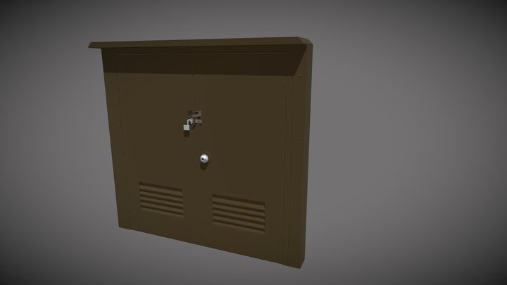 기계실 도어 모델링 [캠프 롱 체육관(농구장) 3차원 기록화] 3D Model