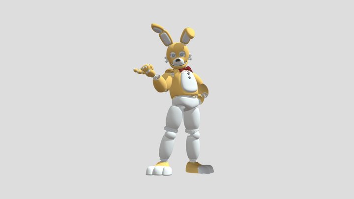 Image To Stl.com_ Springbonnie V2 3D Model
