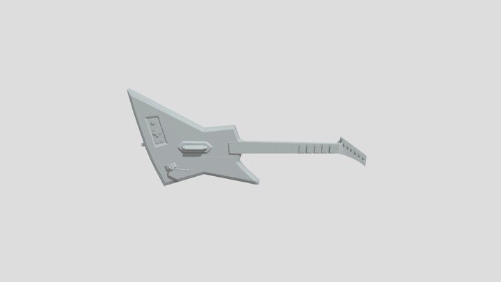 Guitarra 3D Model