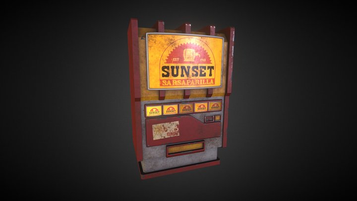 Fallout NV Sarsaparilla machine [PBR Updated] 3D Model