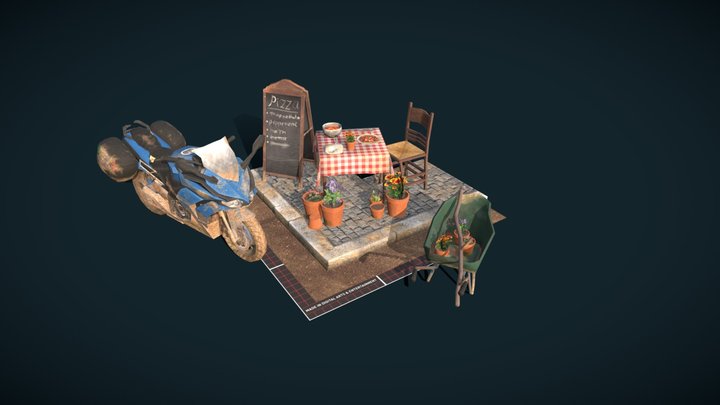 DAE 5 Finished props - By the ocean 3D Model