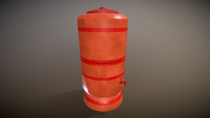Clay Water Filter 3D Model