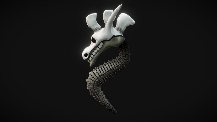 A Somehow Strange Seahorse 3D Model