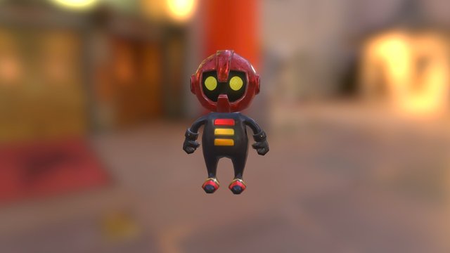 Rocket Game 3D Model