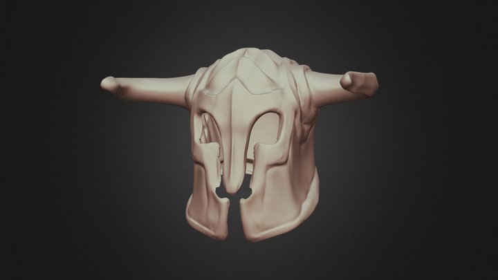 16. Helmet #sculptjanuary18 3D Model