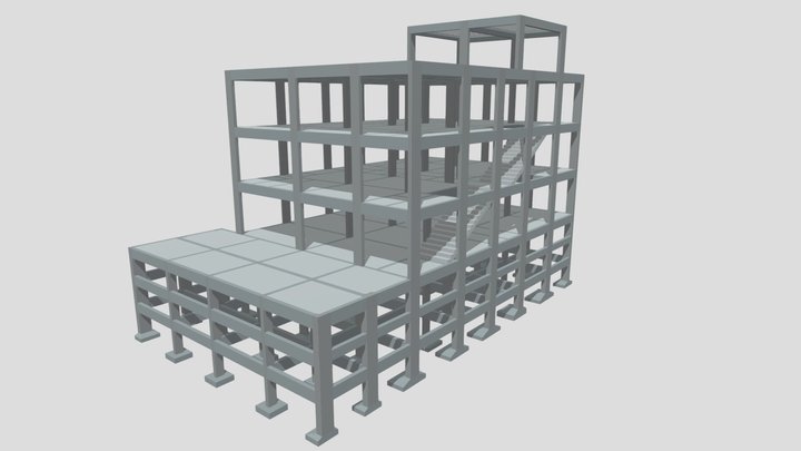 Projeto Estrutural - Prédio / São Paulo 3D Model