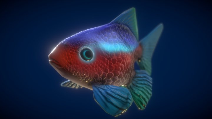(Gold Fish) Under Water Adventure 3D Model