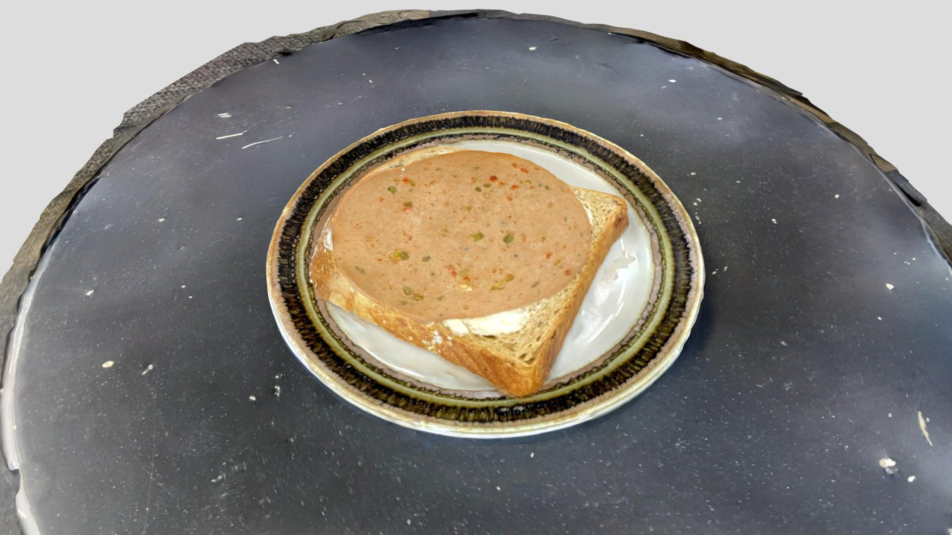 A slice of bread, Trnio scan