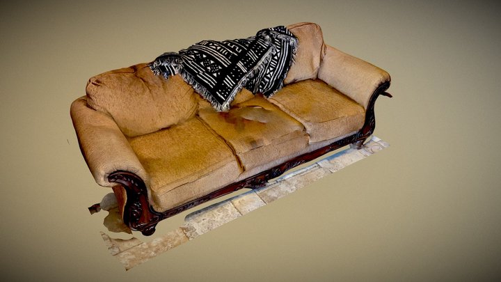 Long Coach 3D Model