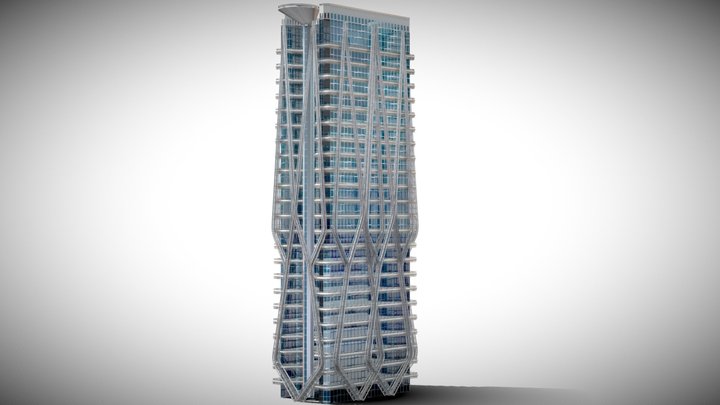 Skyscraper ZAH2 3D Model