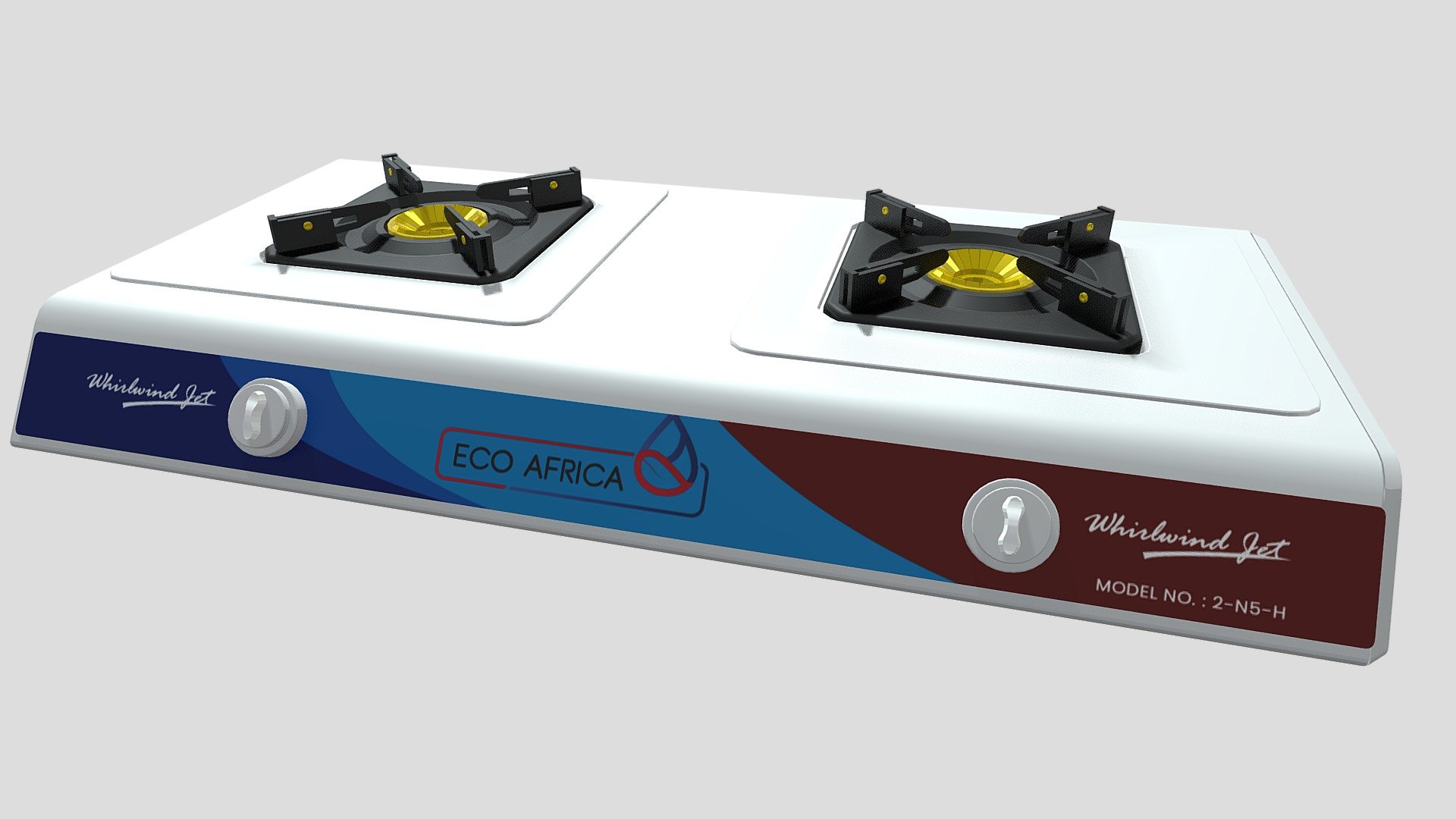 GAS STOVE (BOX) Buy Royalty Free 3D model by feisalkassim [0342458