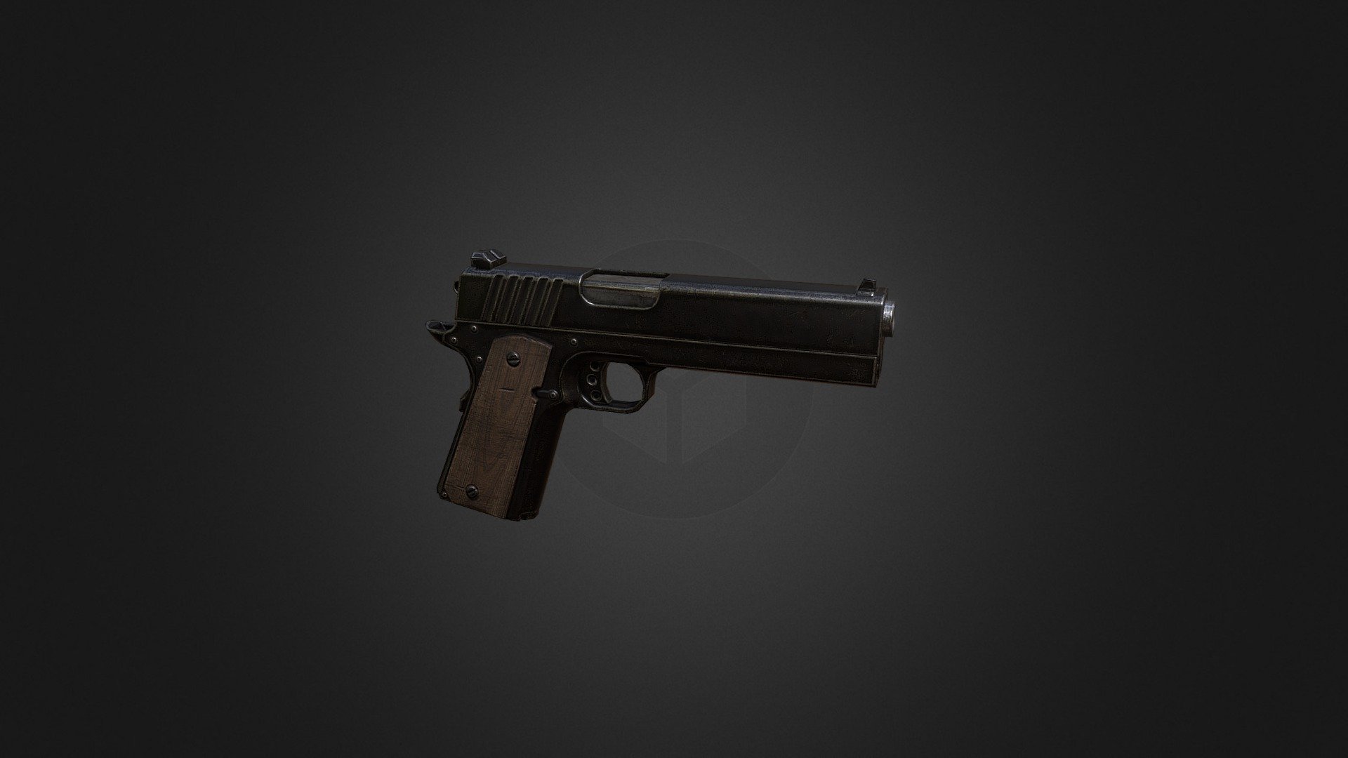 Low Poly Pistol