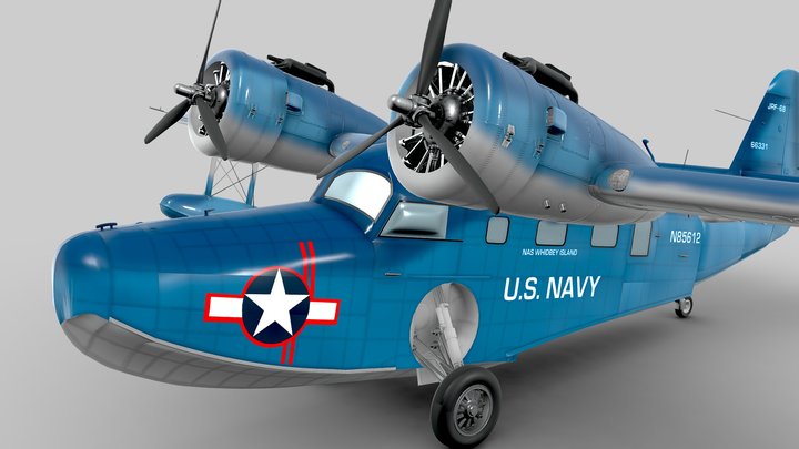 Goose US NAVY 3D Model
