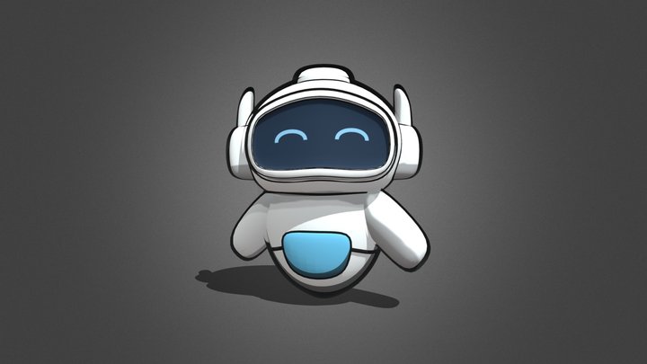 Stylised Robot 3D Model
