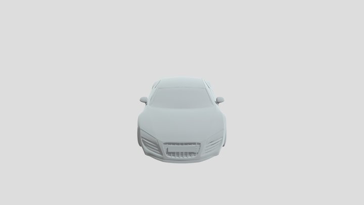 Audi Rigged 3D Model