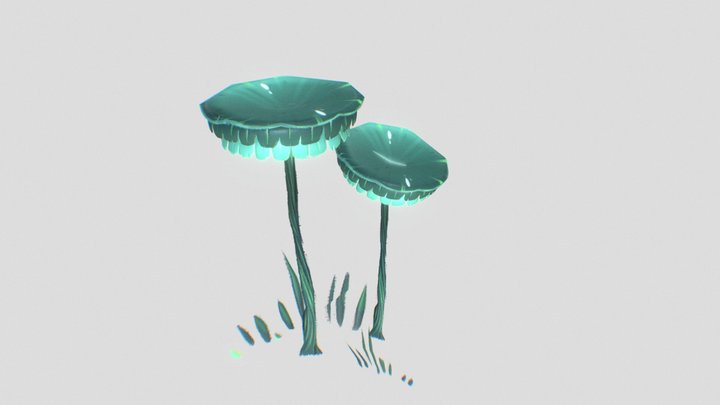 Mushrooms 3D Model
