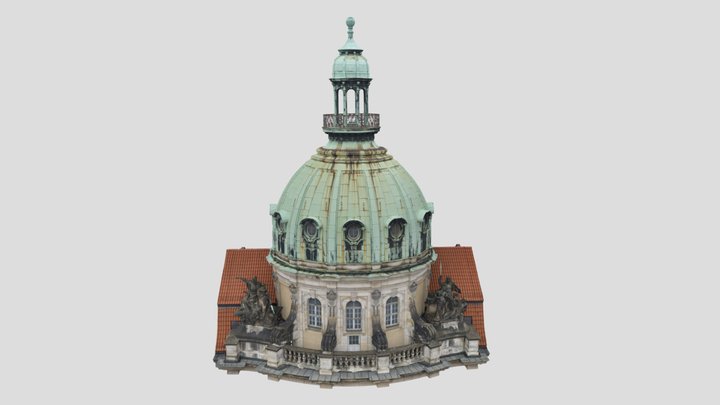 Stadthaus Potsdam Kuppel 3D Model