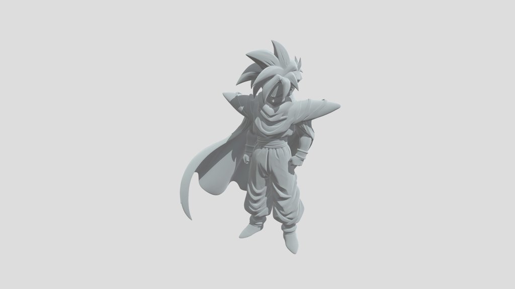 Golden Saiyan with Cape