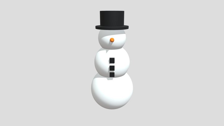 snowmanHD2 3D Model