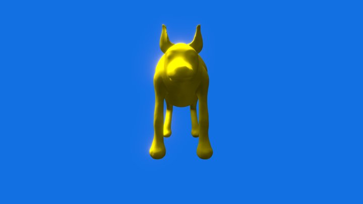 Dog Julia 3D Model