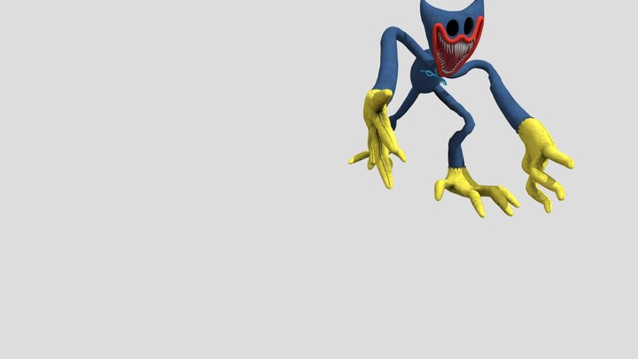 NIGHTMARE huggy wuggy ppt ch3 3D Model