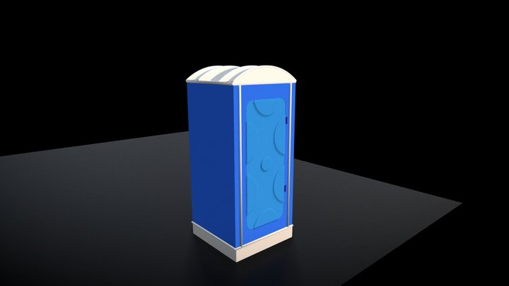 Portable Toilet 3D Model