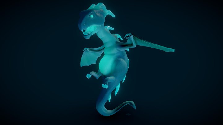 Stylized Ice Dragon