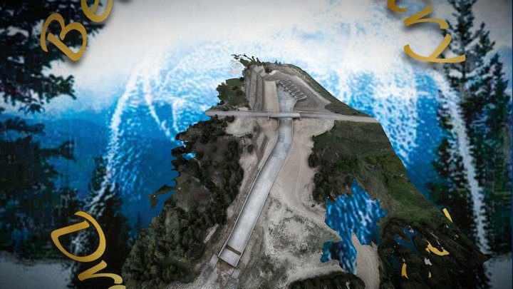 Crow Reservoir Spillway 3D Model