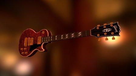 Gibson Les Paul Custom Guitar 3D Model
