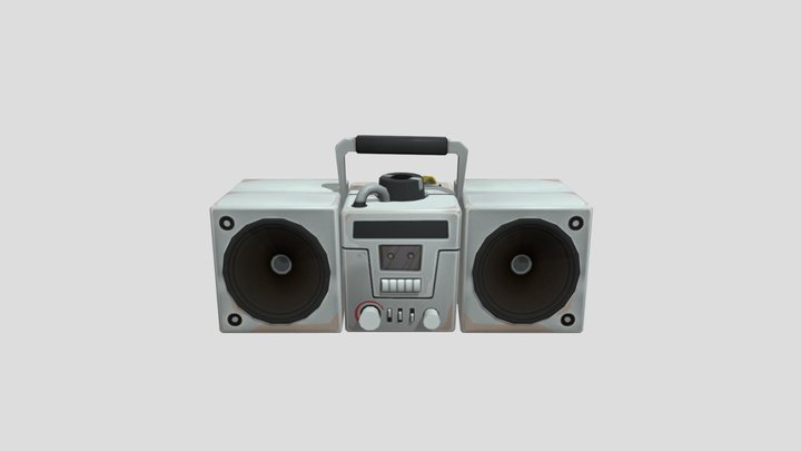 Boombox – Kostenloses 3D-Modell STL