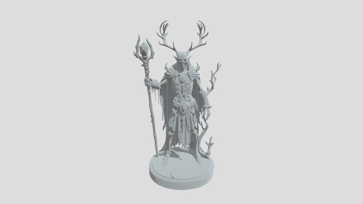Crystalbone Lich 3D Model