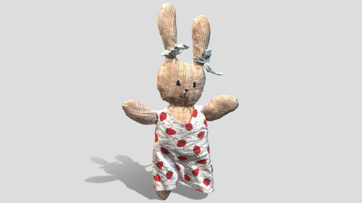 Handmade stuffed toys (Red) 3D Model