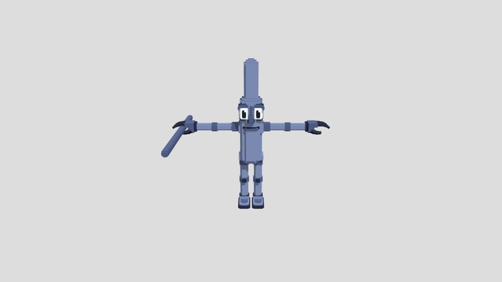 Steal a Brainrot To To To Sahur 3D Model