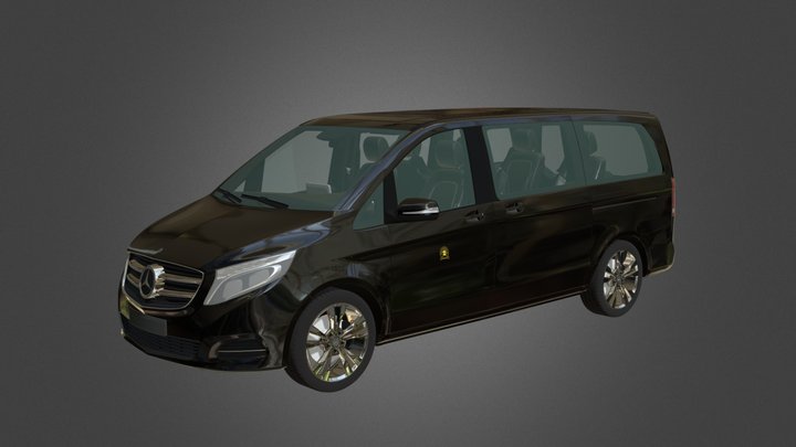 Prime Limousine (Mercedes- Benz V-class) 3D Model