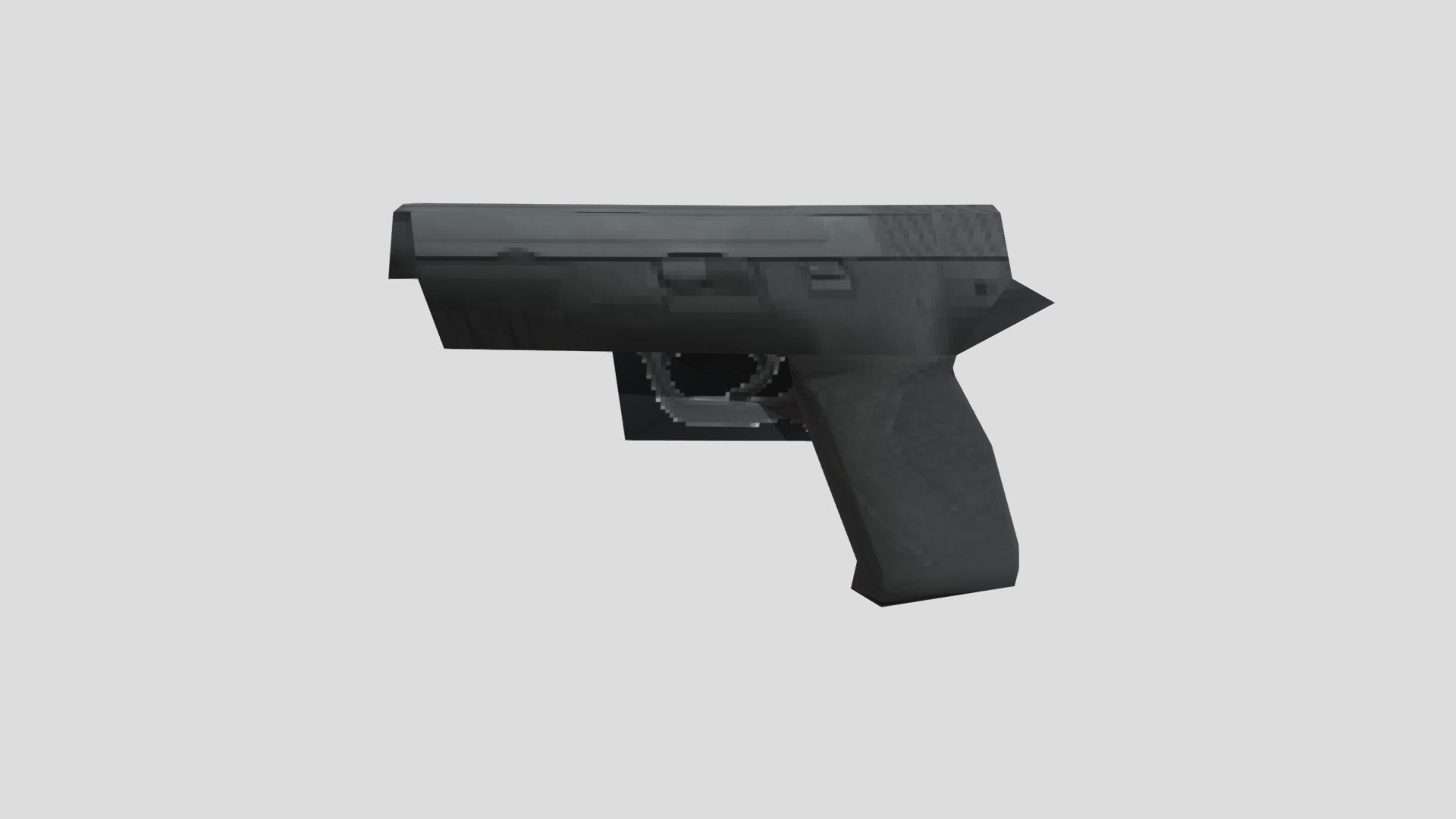 Low poly Handgun - 3D model by Matdlx [034d329] - Sketchfab