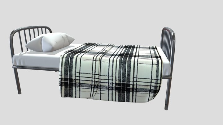 Single Bed 3D Model