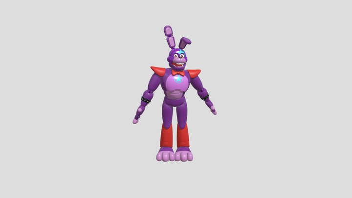 Glamrock Bonnie 3D Model