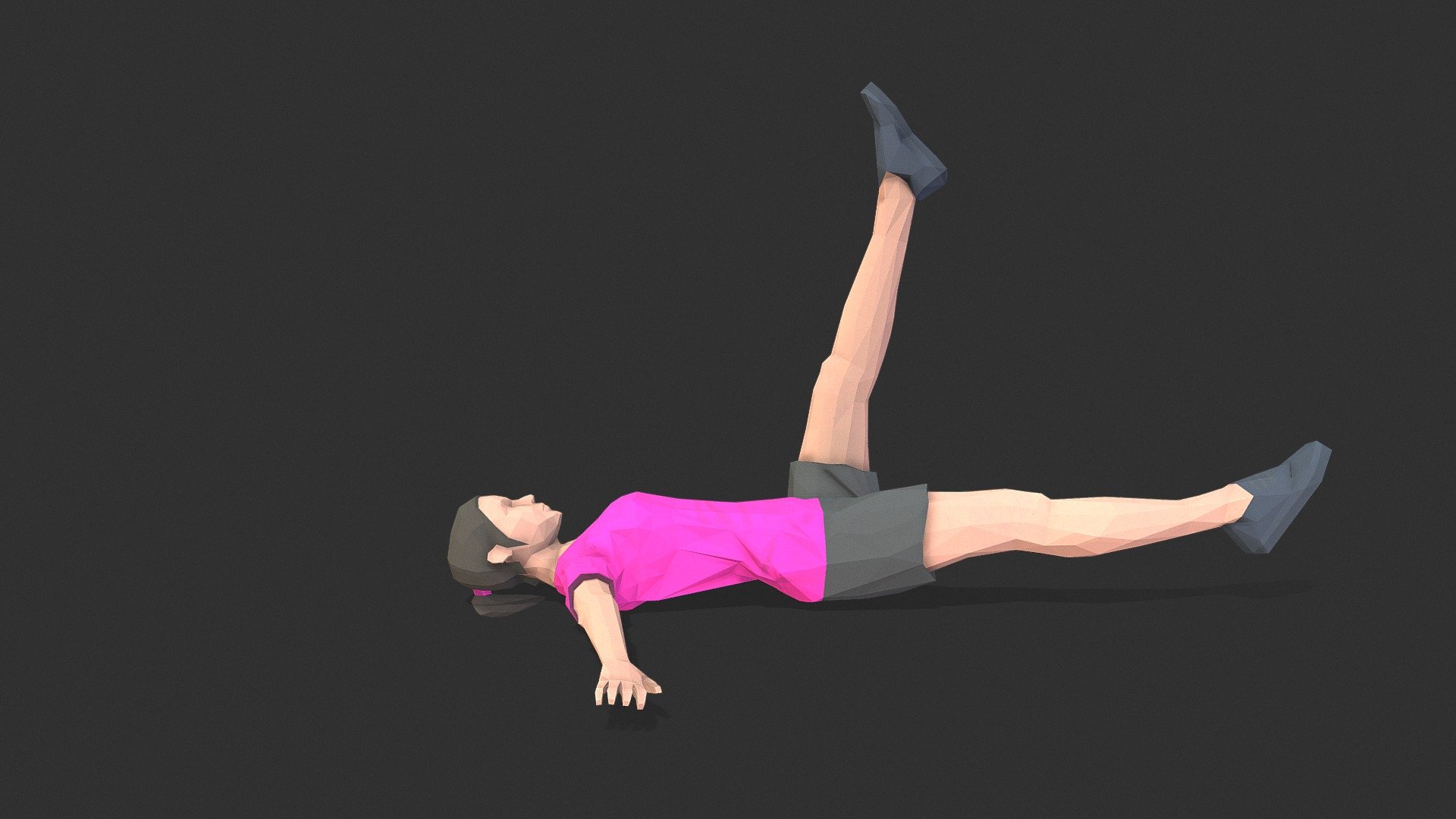 single leg raiser Exercise - Buy Royalty Free 3D model by danielmikulik ...