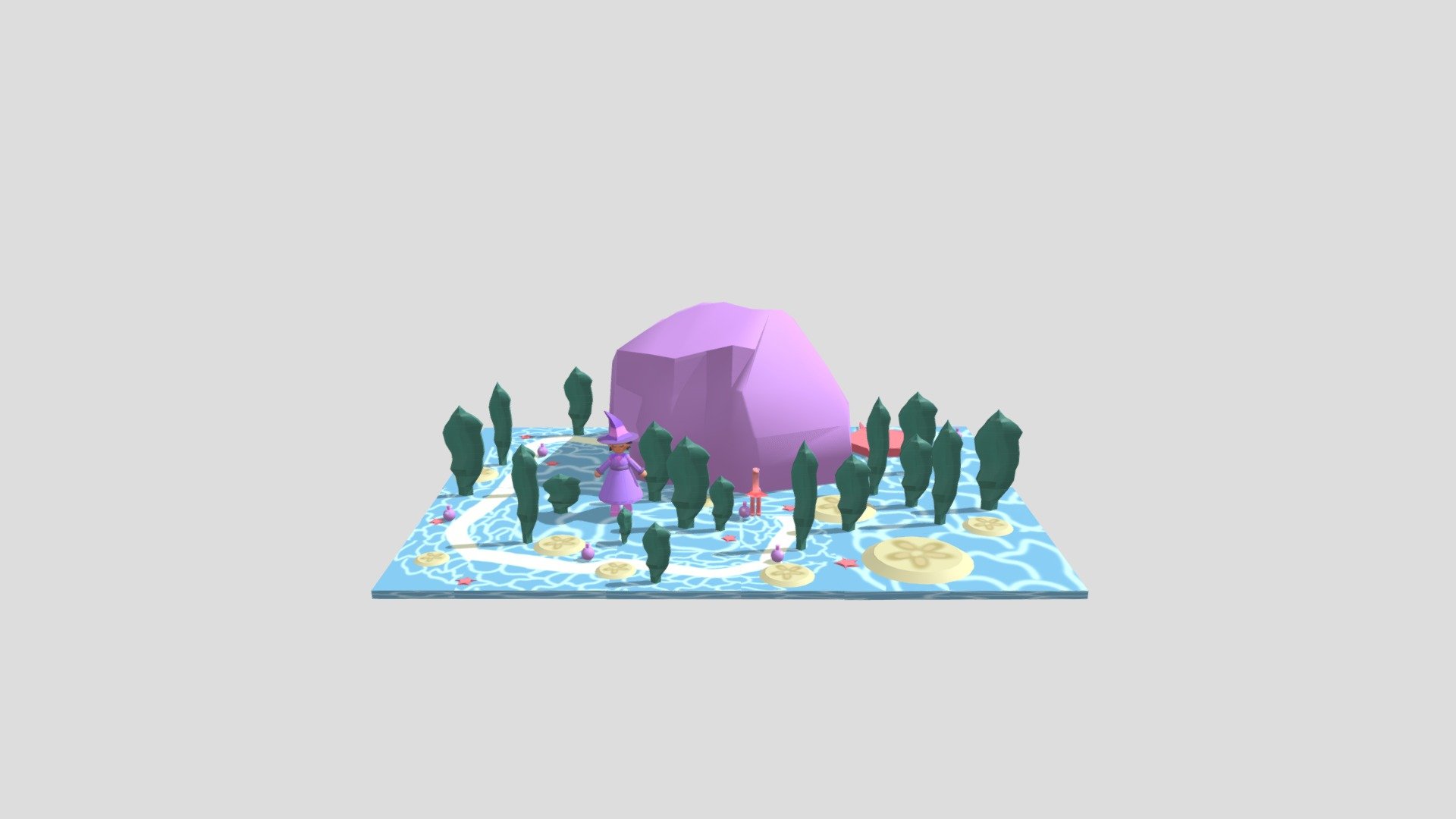 path and cave - 3D model by lavenderthumbtack [0350a1f] - Sketchfab