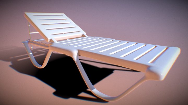 шезлонг 3D Model