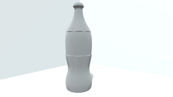 Botella - método spin 3D Model