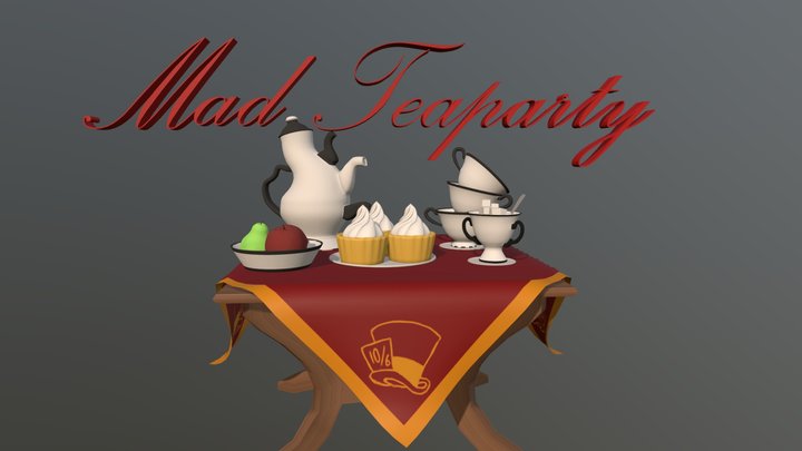 Mad Teaparty 3D Model