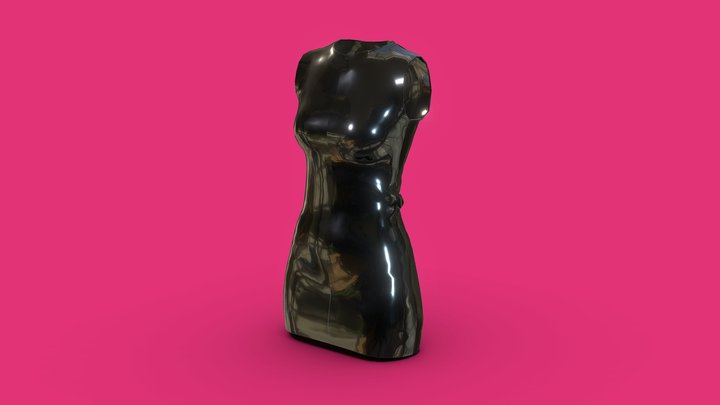 Latex Dress 3D Model