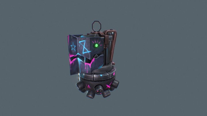 Jinx's Grenade 3D Model